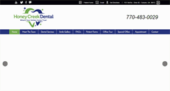 Desktop Screenshot of honeycreekdental.com